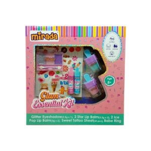Mirada Glam Essential Kit | Ultimate Kids Makeup and Dress-Up Playset for Girls |  8+ Years