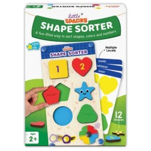 Smartivity Shape Sorter Learning Kit – Fun STEM Educational Shape Sorting Toy for Kids 2+ with Color, Counting and Emotion Learning