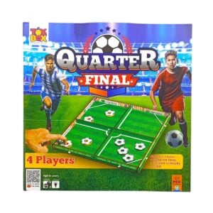 Toy Box 3 In 1 Quarter Final Playing Board Game for Kids | Fun Ludo, Colour Strikers, and Quarter Final Games | Age 6+