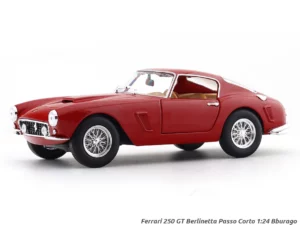 Ferrari 250GT Berlinetta with Acrylic case 1:24 Bburago licensed diecast Scale Model car collectible – Ultimate Classic Ferrari Display Toy for Collectors & Kids 14+