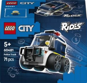 LEGO City Rides Police Truck toy for kids, LEGO City Rides Police Truck building kit, LEGO City Rides Police Truck creative playset