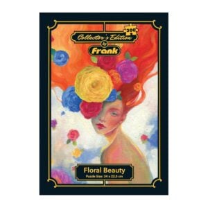 Frank Floral Beauty 300 Pieces Jigsaw Puzzle Collector’s Edition – Amazing Mini Art Puzzle for Focus, Memory Development and Creative Play for Kids 9+