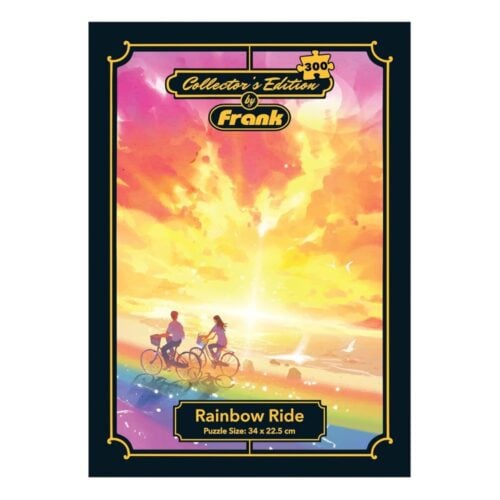 Frank Rainbow Ride 300 Pieces Jigsaw Puzzle for kids, Frank Rainbow Ride 300 Pieces Jigsaw Puzzle illustration puzzle, Frank Rainbow Ride 300 Pieces Jigsaw Puzzle travel friendly, Frank Rainbow Ride 300 Pieces Jigsaw Puzzle focus building game