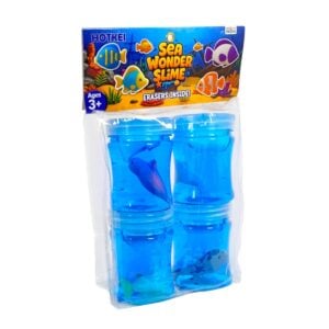 Hotkei Sea Wonder Slime with Surprise Erasers – Fun Ocean-Themed Sensory Toy for Creative Play, Stress Relief for Kids 3+ Years