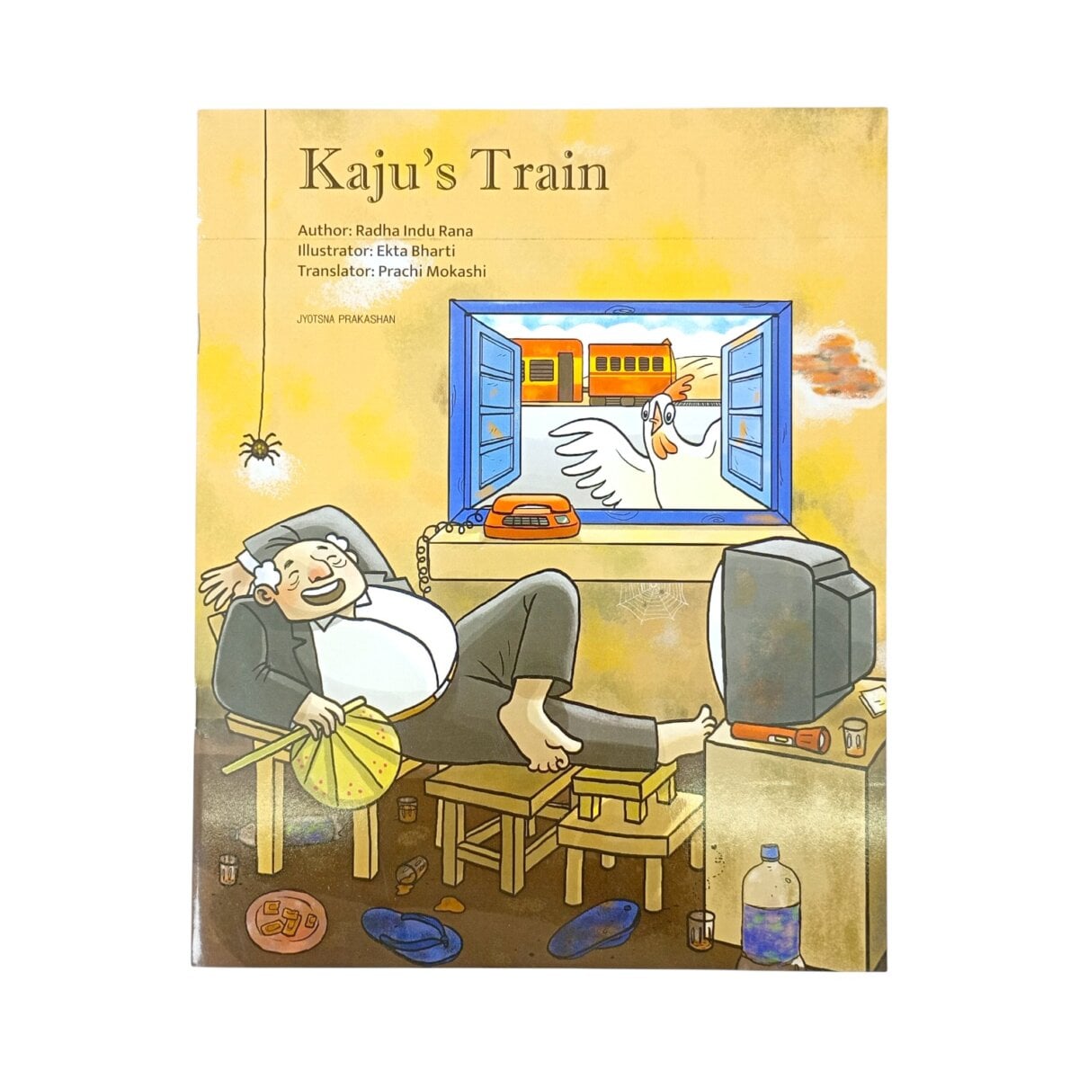 Jyotsna Prakashan Kaju's Train Story Book Fun Illustrated Story Book by Radha Indu Rana for Kids 3+ Years Reading And Learning