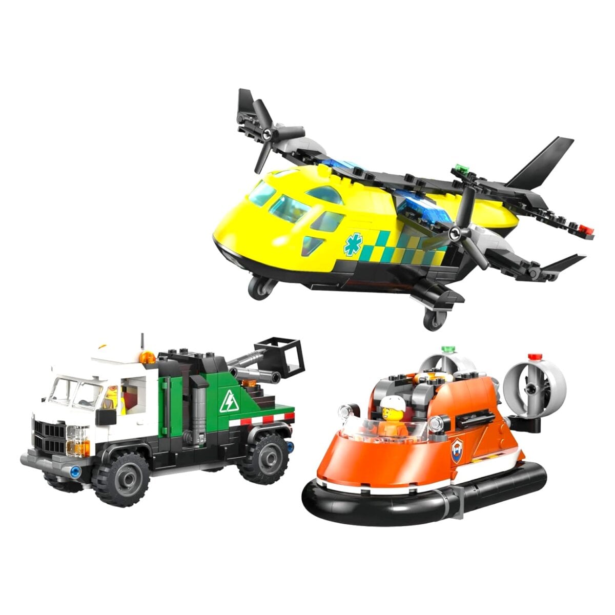 Lego City Airplane Service Truck Hovercraft Remix 60505 Blocks Play Set 2 Lego City Airplane Service Truck And Hovercraft Remix 60505 Blocks Play Set | Ultimate Emergency Vehicles Building Blocks Set For 7+ Years Lego City Airplane Service Truck And Hovercraft Remix 60505 Blocks Play Set | Ultimate Emergency Vehicles Building Blocks Set For 7+ Years Image 4