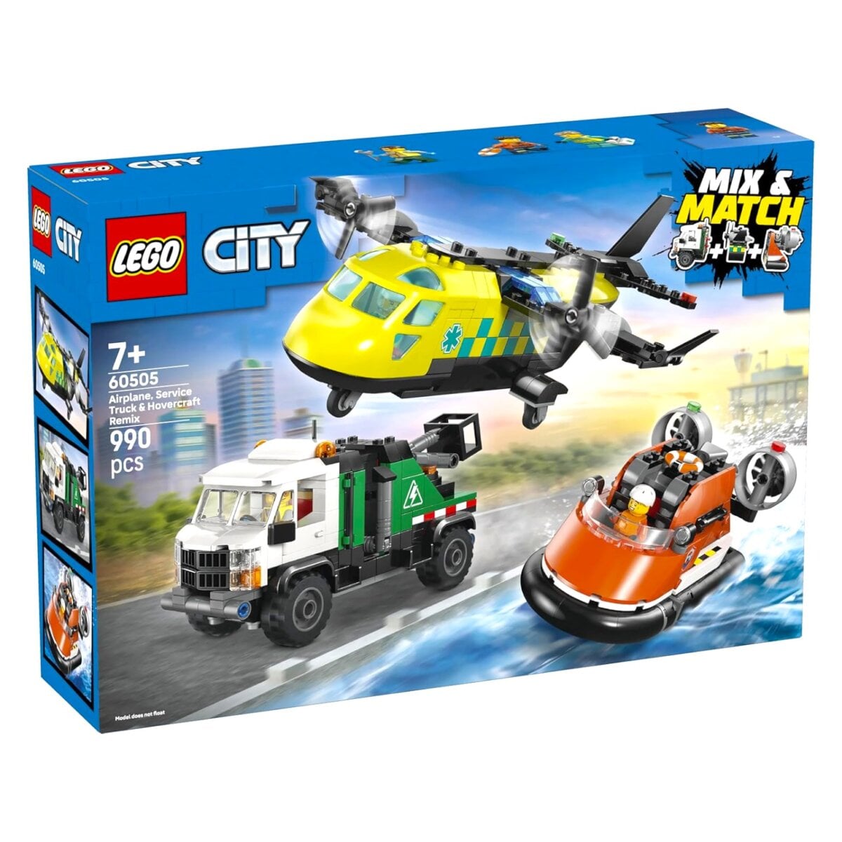 Lego City Airplane Service Truck Hovercraft Remix 60505 Blocks Play Set 7 Lego City Airplane Service Truck And Hovercraft Remix 60505 Blocks Play Set | Ultimate Emergency Vehicles Building Blocks Set For 7+ Years Lego City Airplane Service Truck And Hovercraft Remix 60505 Blocks Play Set | Ultimate Emergency Vehicles Building Blocks Set For 7+ Years Image 7