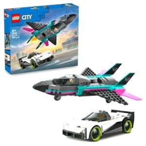 LEGO City Jet vs Car Blocks Set 60489 | Ultimate Jet And Supercar Racing Playset For Kids 6+ Years