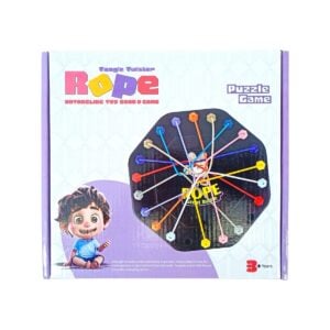 Rope Untangling Puzzle Game | Fun Brain Teaser Travel And Party Game with Multi-Level Challenges for Kids Aged Three Years and Above