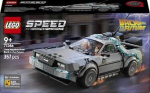 LEGO Speed Champions Back to the Future , 77256 time achine From Back to the Future 357 Pcs. Amazing 2-in-1 Time Machine Building Set for Kids 9+ Years