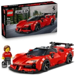 Lego Speed Champions 77254 Ferrari SF90 XX Stardale 339 Pcs 9+Year Ultimate Racing Car Building Set for Creative Kids