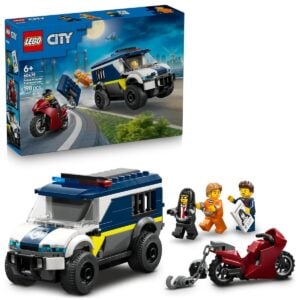 Lego City 60479 Police Prisoner Transport Van 198 Pcs 6+ Years Amazing Police Action Building Set for Creative Kids