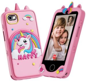 Watchout Learn Phone' Zero Eye Strain Screen, 2mp Front Camera Parental Screen Time Control STEM Learing Apps And Music Player | 3+Yea