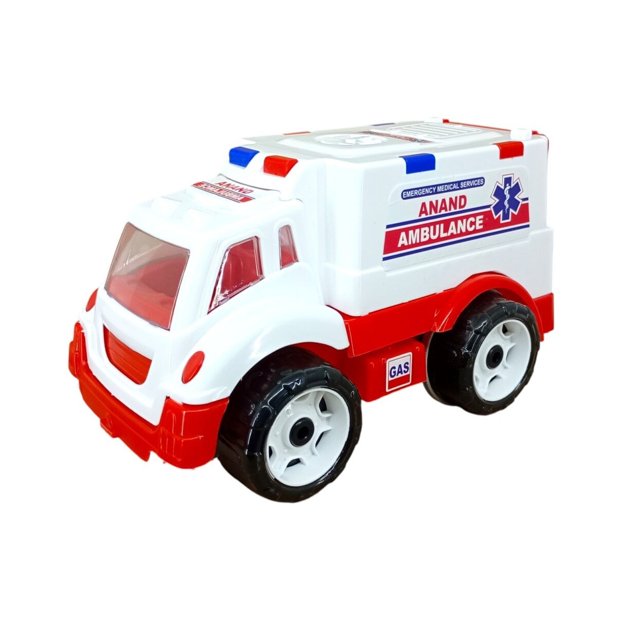 Anand Friction Powered Ambulance Van Toy Car for Kids Fun Medical Emergency Vehicle Push and Go for Kids 2+ Years