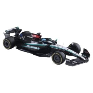 Bburago 1:24 2024 Mercedes-AMG W15 #63 George Russell model car, Bburago Mercedes AMG W15 George Russell diecast 1:24, Bburago 2024 Mercedes F1 #63 scale model, Bburago George Russell Formula 1 die-cast collectible
