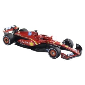 Bburago 1:24 Scale Diecast Model 2024 Ferrari SF24 #16 Charles Leclerc Ultimate Formula 1 Metal Collectible Car for Kids and Collectors 14+ Years