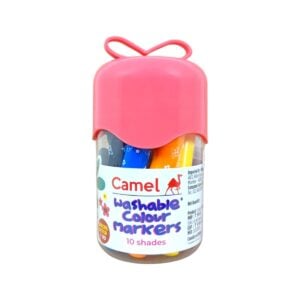Camel Washable Colour Markers – Amazing Non-Toxic Art Supplies for Kids 3+ Years, Easy-to-Wash Bright Shade Markers for Creative Fun