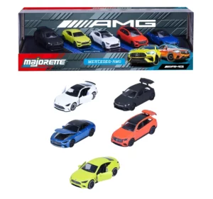 Majorette Mercedes AMG 5 Pieces Gift Set – Ultimate Collectible Toy Cars for Kids 3+ Years, Fun and Durable Playset