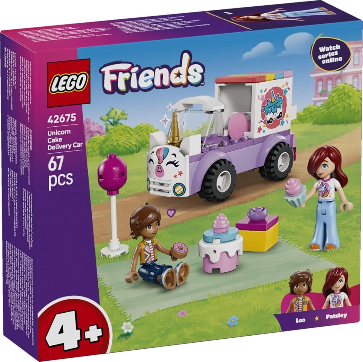 Lego 42675 Friends Unicorn Cake Delivery Car 3 Lego 42675 Friends Unicorn Cake Delivery Car Toy Building Kit – Amazing Creative Playset With 2 Minidolls And Cake Toy For Kids 6+ Fun Lego 42675 Friends Unicorn Cake Delivery Car Toy Building Kit – Amazing Creative Playset With 2 Minidolls And Cake Toy For Kids 6+ Fun Image 4