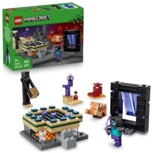 Lego Minecraft 21584 Nether and End Portal Journey Building Kit – Ultimate Creative Adventure Playset for Kids 7+ Imaginative Fun