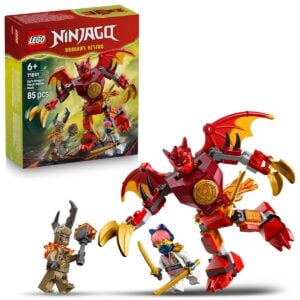 Lego Ninjago Dragons Rising 71851 Kai's Dragon Mech Battle Pack – Ultimate 85-Piece Action Building Adventure Set for Kids 6+ Fun Play