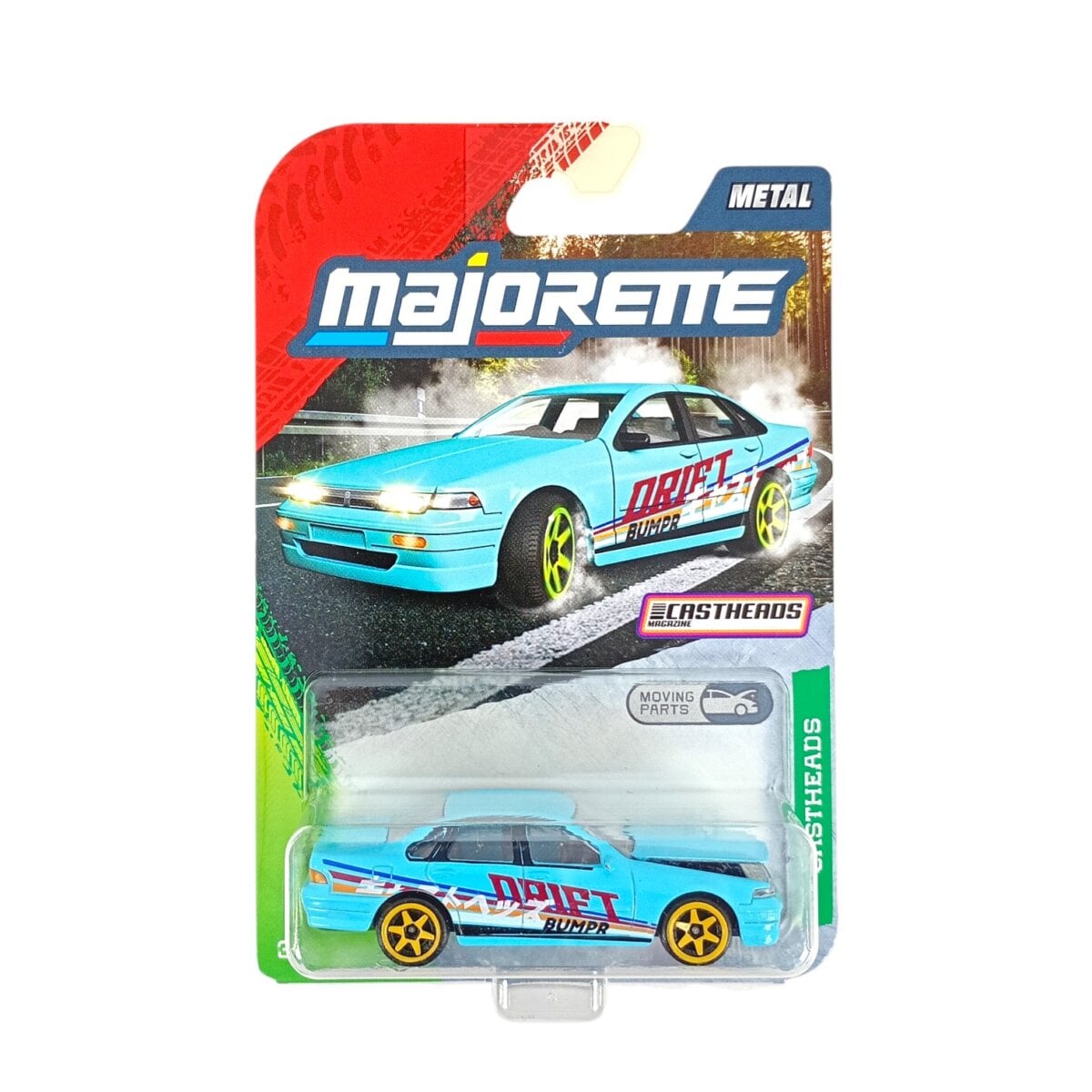 Majorette 1:64 Scale Catheads Nissan Cefiro A31 Die-Cast Model Car – Fun Toy for Kids and Collectors (3+ Years)