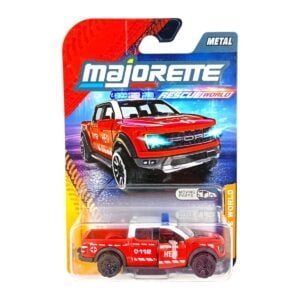 Majorette 1:64 Scale Rescue World Ford F150 Raptor Premium Die-Cast Toy Car – Fun Moving Parts And Rotating Wheels for Kids and Collectors (3+ Years)
