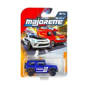 Majorette Rescue Police Jeep Ultimate Die-Cast Scale Model Emergency Vehicle Toy for Kids 3+ with Free Wheels Role Play Fun