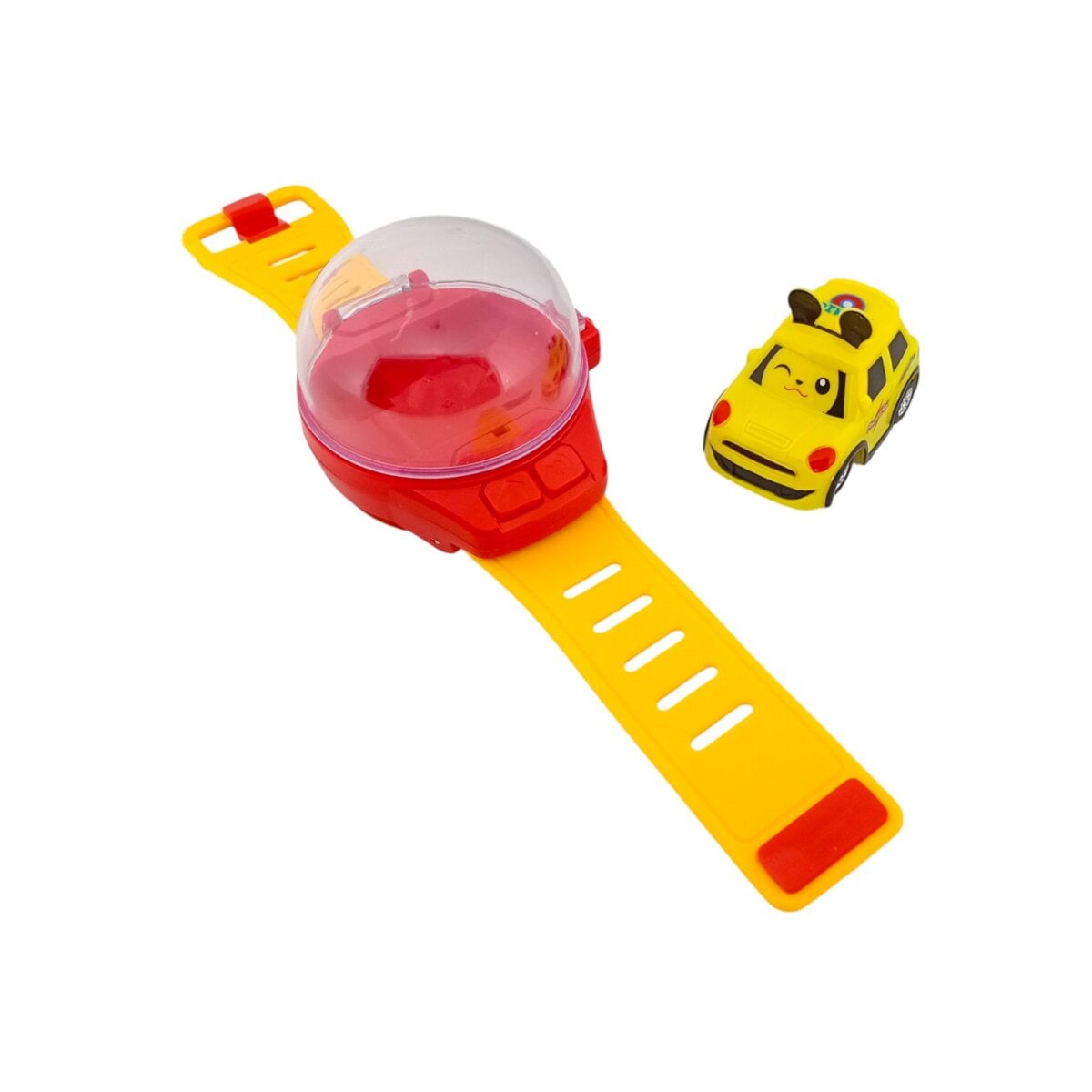 Mini RC Yellow Car Watch Toys for kids, Mini RC Yellow Car Watch Toys remote control action, Mini RC Yellow Car Watch Toys USB rechargeable toy, Mini RC Yellow Car Watch Toys detachable car watch