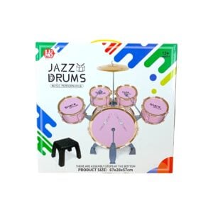 Music Performance Jazz Drums Fun Musical Drum Set Toy for Kids Amazing Rhythm and Sensory Learning Instrument for Children 1+ Years