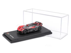 Bugatti Bolide Red 1:64 Bburago Licensed Diecast Scale Model Car Collectible – Ultimate Hypercar Metal Toy for Kids & Collectors