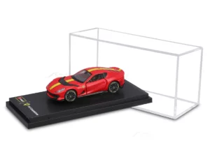 Ferrari 812 Competizione Red 1:64 Bburago Licensed Diecast Scale Model Car Collectible – Ultimate Metal Supercar Toy for Kids & Collectors 6+