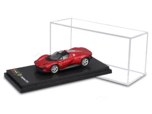 Ferrari Daytona SP3 Red 1:64 Bburago Licensed Diecast Scale Model Car Collectible – Ultimate Metal Supercar Toy for Kids & Collectors