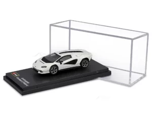 Lamborghini Countach LPI 800-4 White 1:64 Bburago Licensed Diecast Scale Model Car – Ultimate Supercar Collectible for Kids & Adults