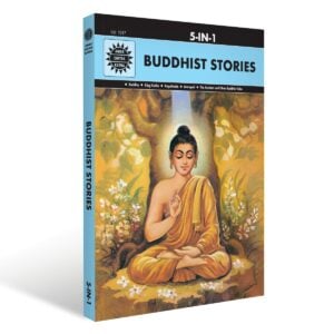 Amar Chitra Katha 5 In 1 Buddhist Stories Comic Book Amazing Tales of Buddha, King Kusha, Angulimala, Amrapali, The Acrobat for Kids