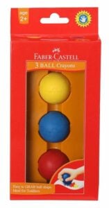 Faber Castel 3 Ball Crayons Pack of 3 | Fun And Vibrant Crayons for Creative Kids 3+ Years