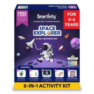 Smartivity Space Explorer 5 in 1 Activity Kit SMRT-1189 For Kids | 4+Years