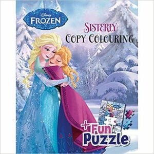 Shree Book Disney Frozen Sisterly Copy Coloring Book | Creative Fun for Kids | 4+ Years