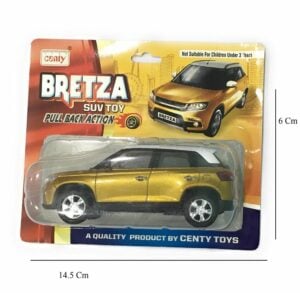 Centy Toys Kid Bretza SUV | Amazing Pull-Back Action Miniature Toy Car For Kids 3+ Years