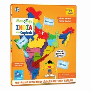 Imagimake Mapology India with State Capitals Educational Map Jigsaw Puzzle For Kids learning toy, Imagimake Mapology India with State Capitals Educational Map Jigsaw Puzzle For Kids geography puzzle, Imagimake Mapology India with State Capitals Educational Map Jigsaw Puzzle For Kids educational playset