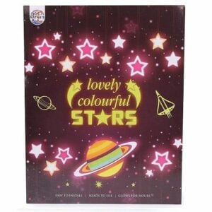 Ratnas Glowing Star Mix 4 Variety – Amazing Glow-in-the-Dark Star Stickers for Kids Room Décor And Creative Play 6+ Years