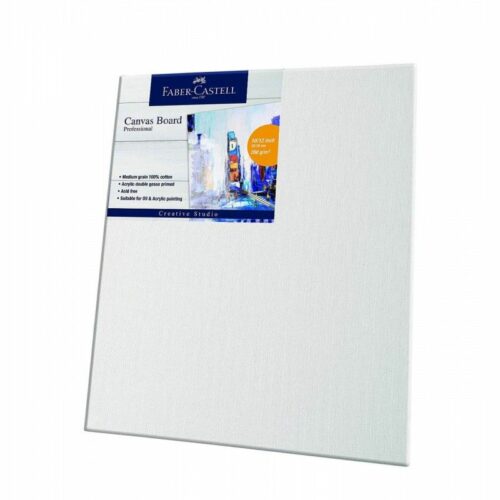 faber castell canvas board white size 30 cm x 40 cm 12 x 16 inches