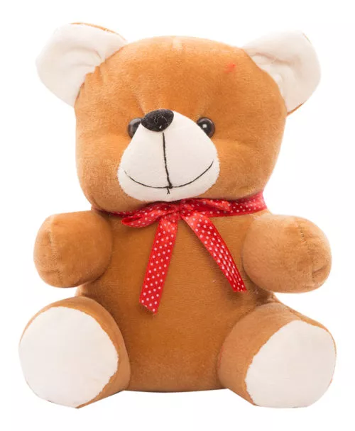 Cuddly Medium 21cm Dark Brown And Cream