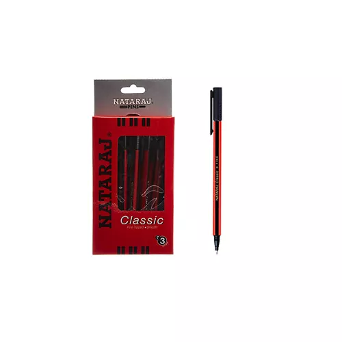 Natraj Classic Black Ball Pens