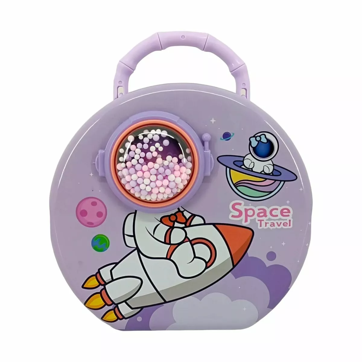 Space Travel Metal Coin Box with Combination Lock | Secure and Fun Savings for Kids | 3+ Years