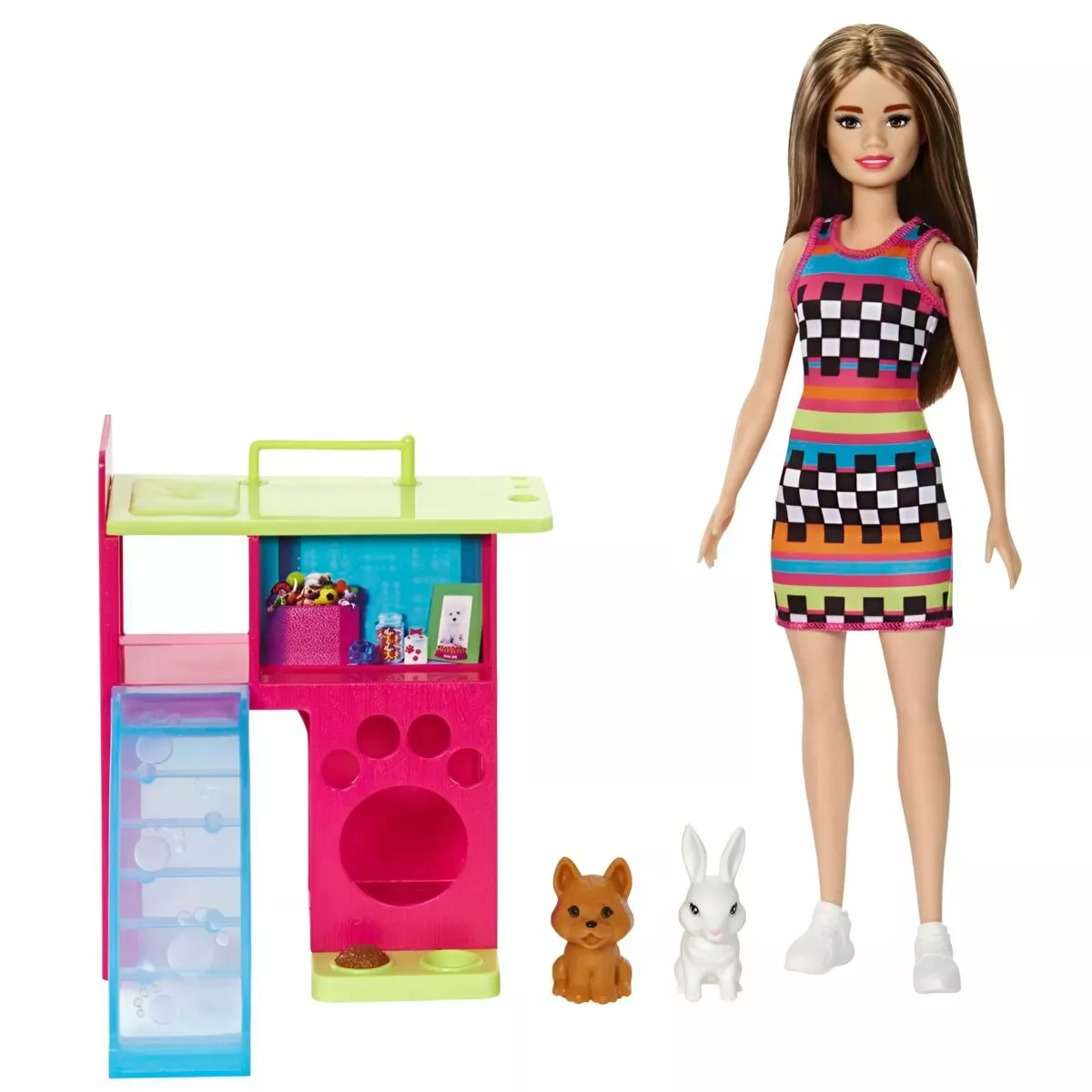 Mattel Barbie Pet Playhouse Play Set With Doll HGM62 For Kids | 3+Years
