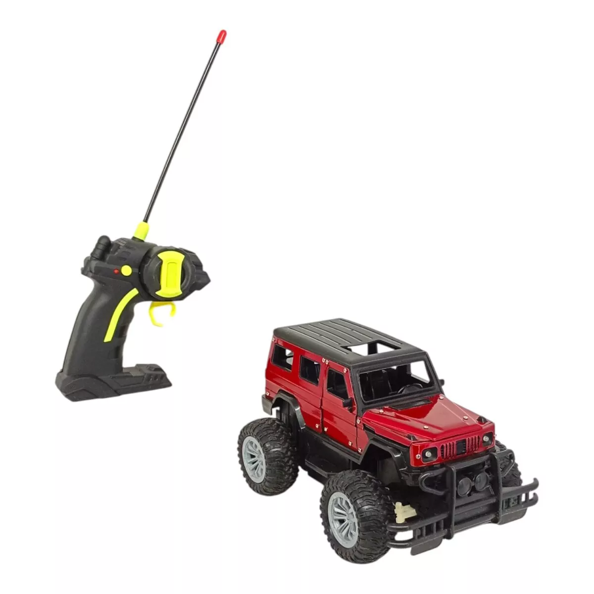 Lumo Die Cast Matel Rock Climbing Remote Control Car Rechargeable Monster RC Truck with Opening Doors And Hood Function | 6+Year