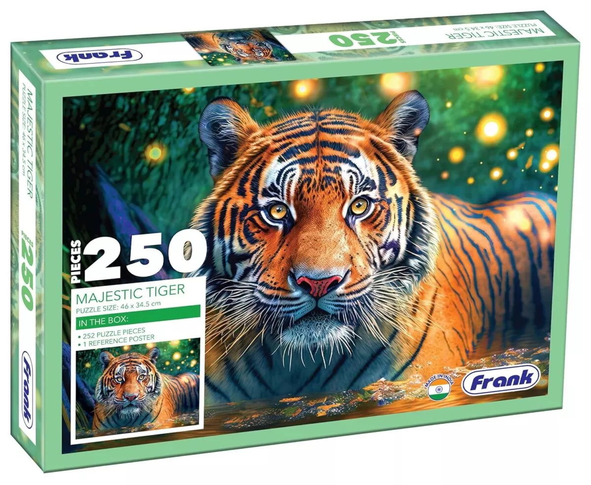 Frank Majestic Tiger 250 Pieces Puzzle For Kids | 9+ Years