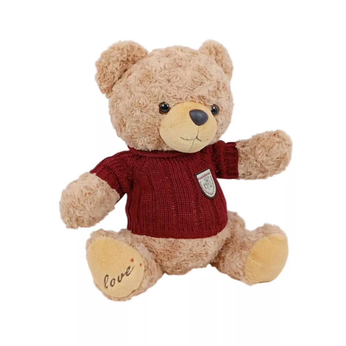 Just Bear Teddy Sweater Soft Toy | Cozy Cuddles with a Stylish Twist for Kids | 3+ Years