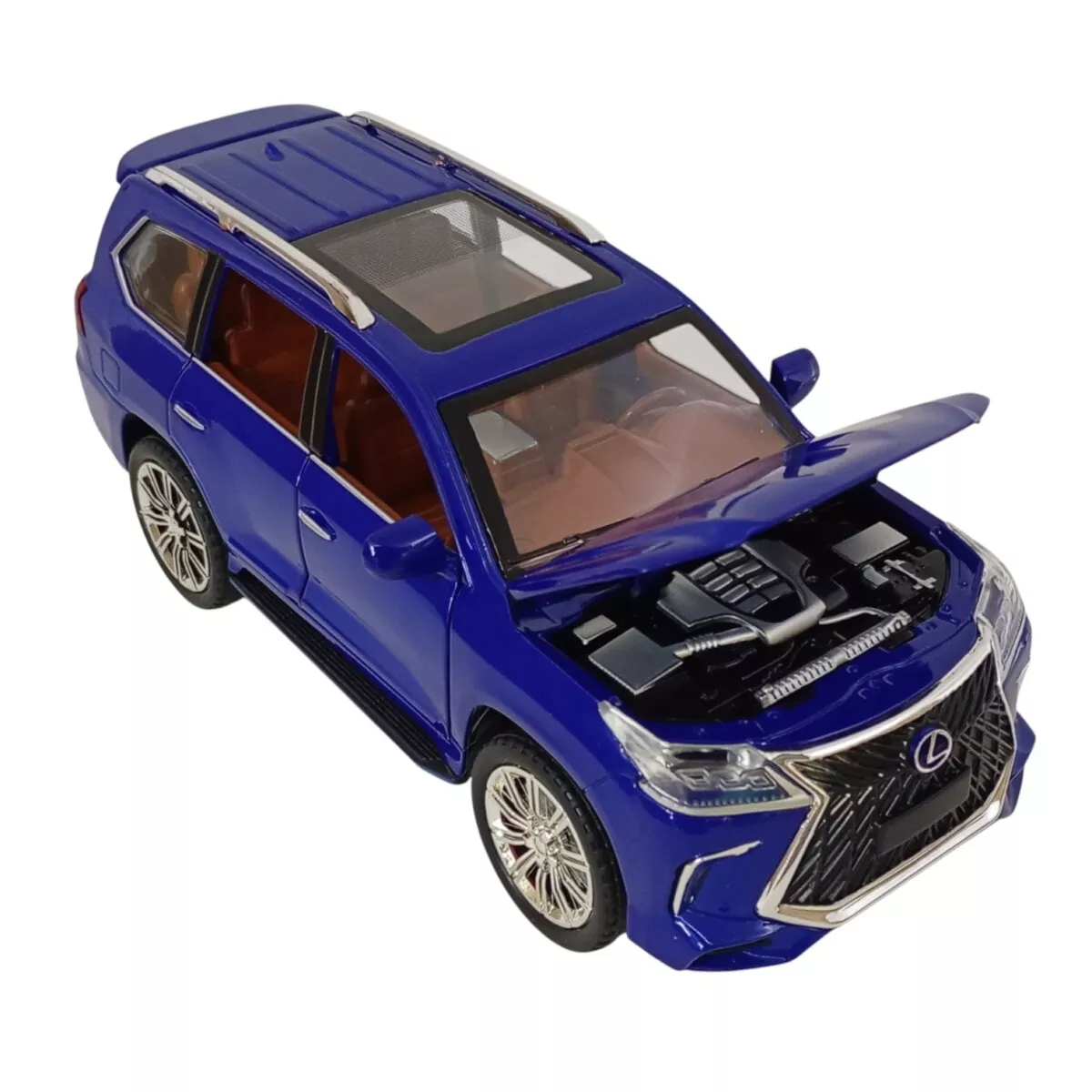 1:24 Scale Die - Cast Metal Model Luxurious Car Series with Simulation sound and light pull Back| 6+Year